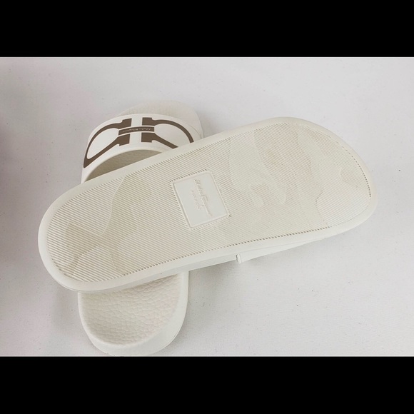 Salvatore Ferragamo Groove Slide in Bianco - Picture 3 of 6